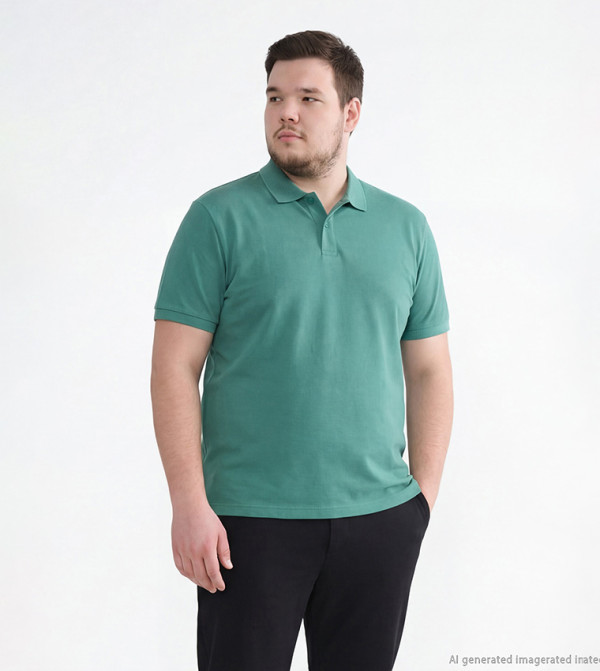 Solid Short Sleeves Polo T-Shirt