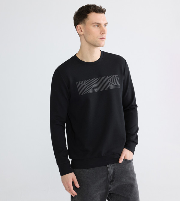 Printed Long Sleeves Sweatshirt