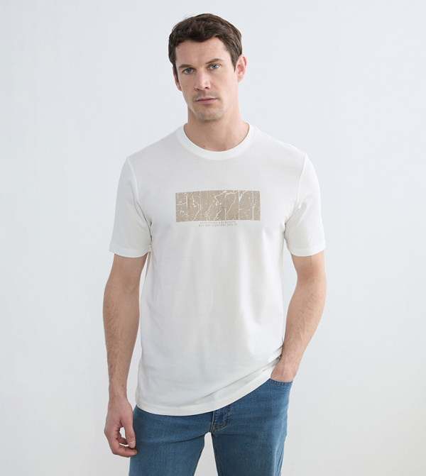 Printed Short Sleeves Casual T-Shirt