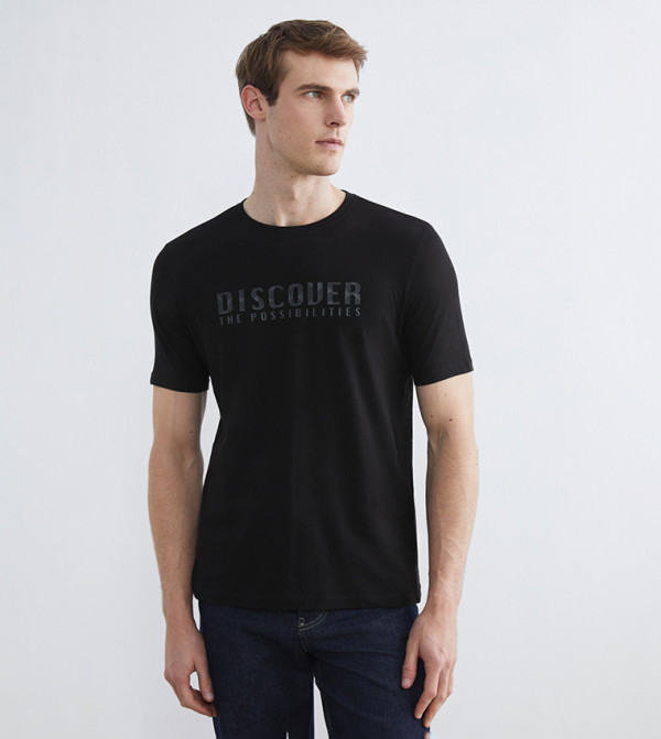 Printed Short Sleeves Casual T-Shirt