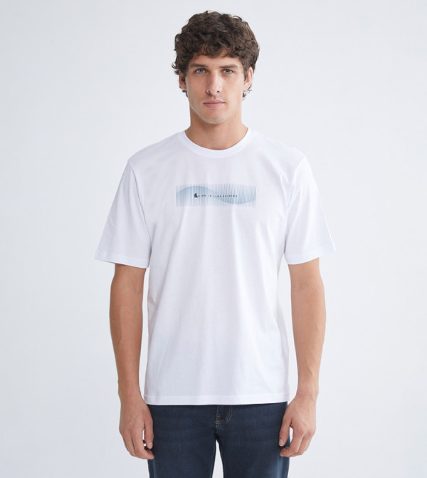 Printed Short Sleeves Casual T-Shirt