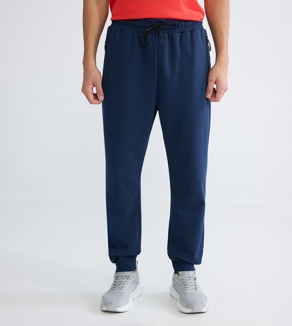 Drawstring Waist Slim Fit Joggers