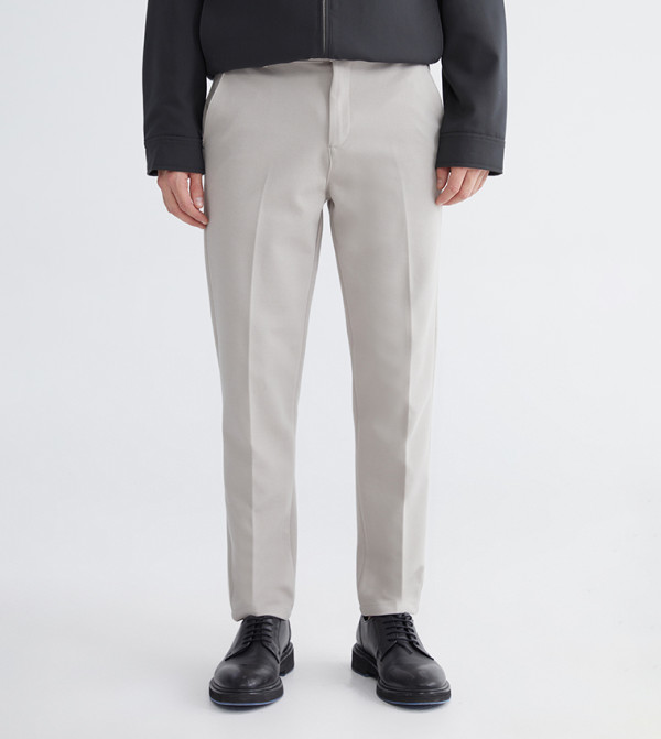 Mid Rise Slim Fit Trousers