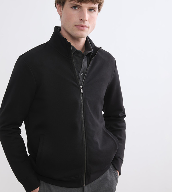 Long Sleeves Regular Fit Zip-Up Jacket