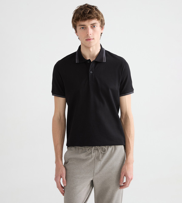 Short Sleeves Pique Polo T-Shirt