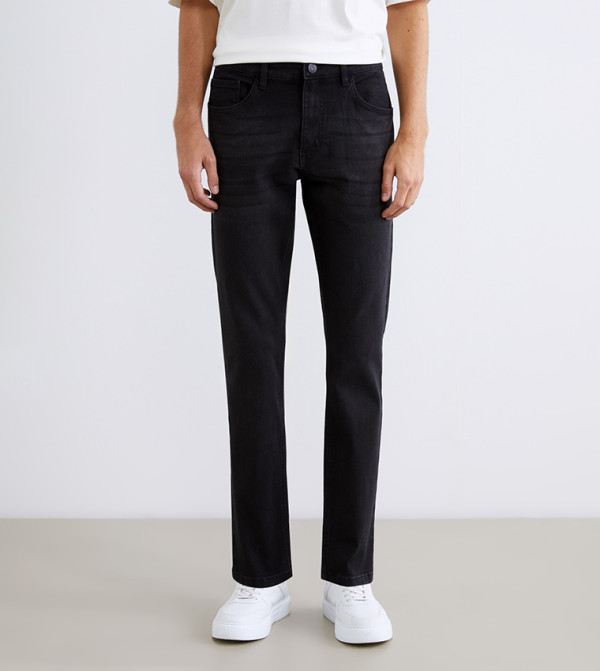 750 Washed Mid Rise Slim Fit Jeans