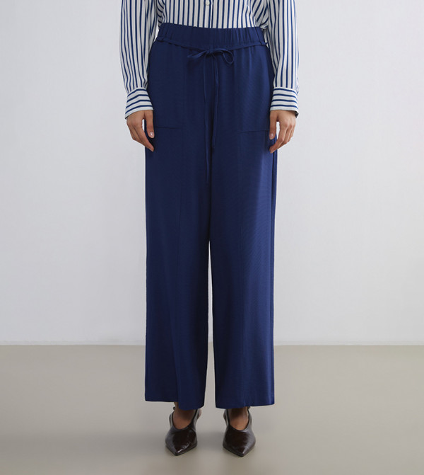 High Waist Wide Leg Trousers