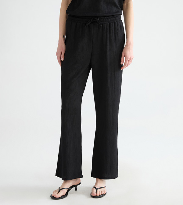High Waist Wide Leg Trousers