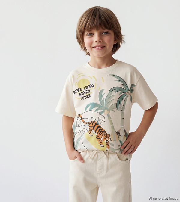 Printed Short Sleeves T-Shirt