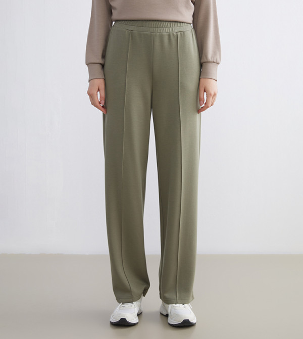 بنطلون رياضة بخصر مرن 