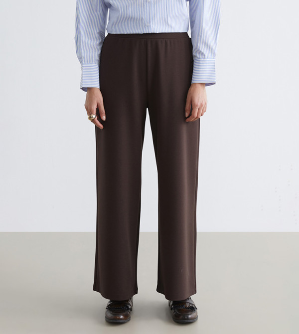 High Waist Wide Leg Trousers