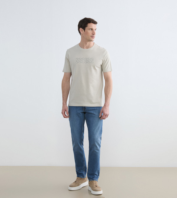 Printed Short Sleeves Casual T-Shirt