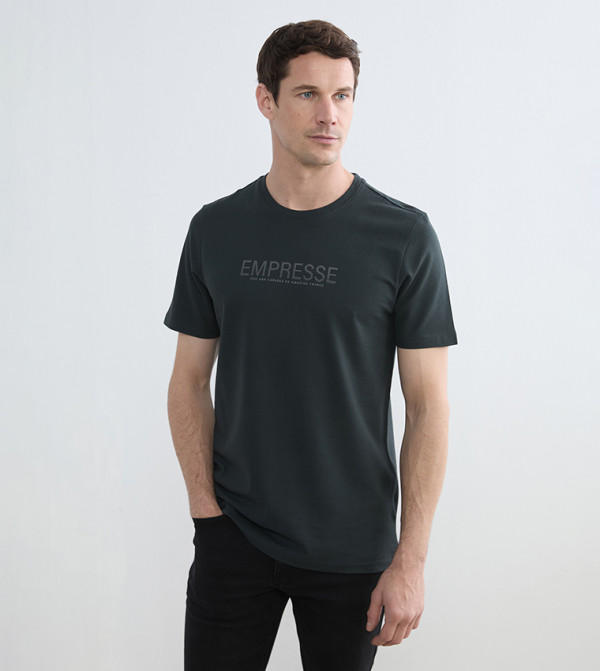 Printed Short Sleeves Casual T-Shirt