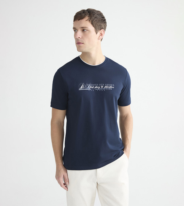 Printed Short Sleeves Casual T-Shirt