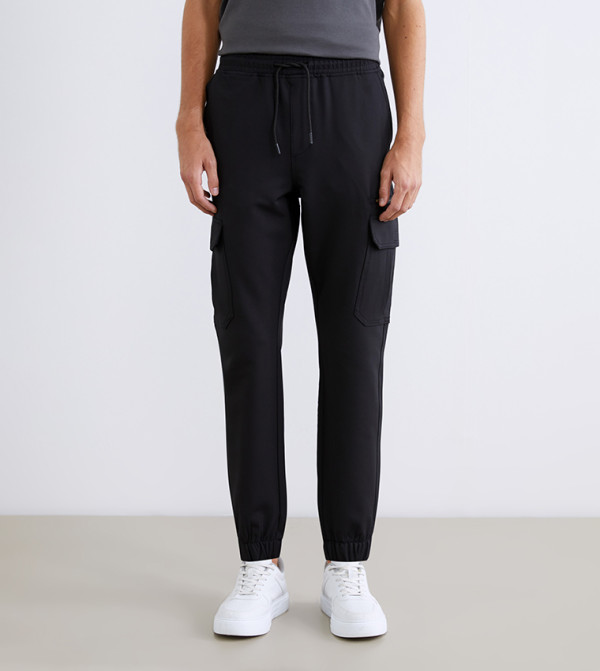 Mid Rise Slim Fit Cargo Trousers