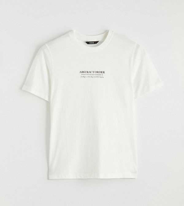 XSIDE Printed Crew Neck T-Shirt