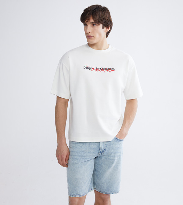 Printed Crew Neck T-Shirt