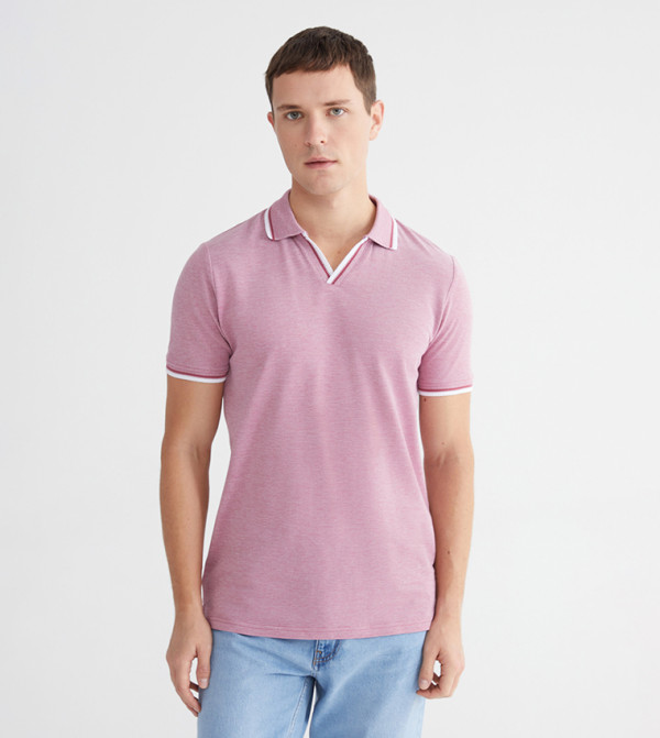 Short Sleeves Pique Polo T-Shirt