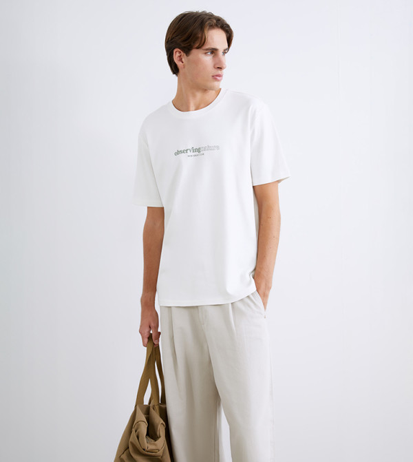 Printed Short Sleeves Casual T-Shirt