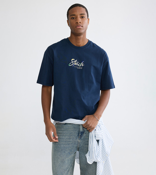 Printed Crew Neck T-Shirt