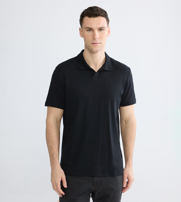 Solid Short Sleeves Polo T-Shirt