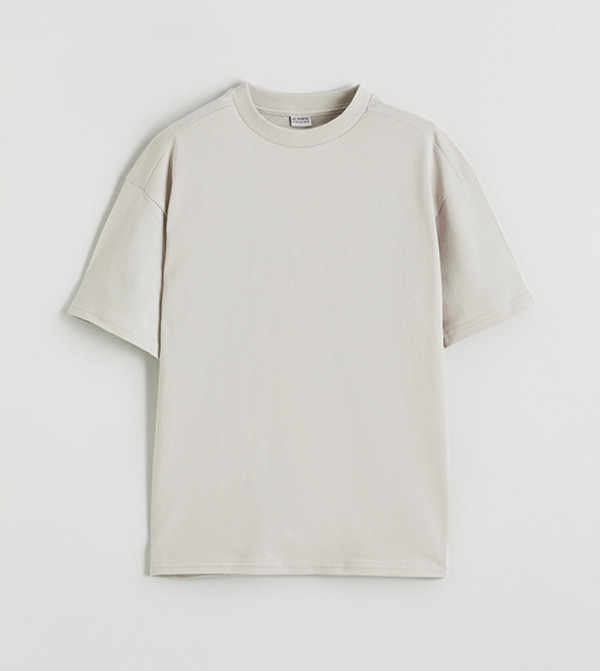 Solid Crew Neck Short Sleeves T-Shirt