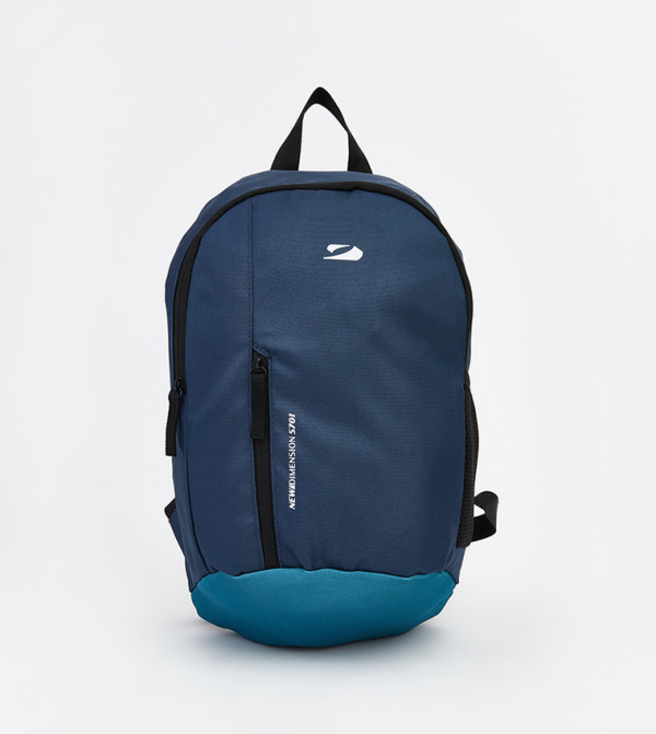 Printed Zippered Backpack