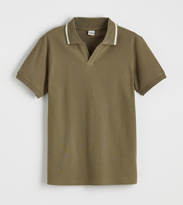 Solid Short Sleeves Polo T-Shirt