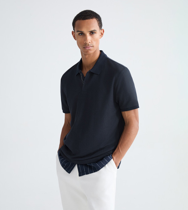 Solid Short Sleeves Polo T-Shirt