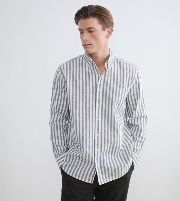 Striped Long Sleeves Casual Shirt