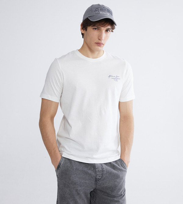 Printed Short Sleeves Casual T-Shirt