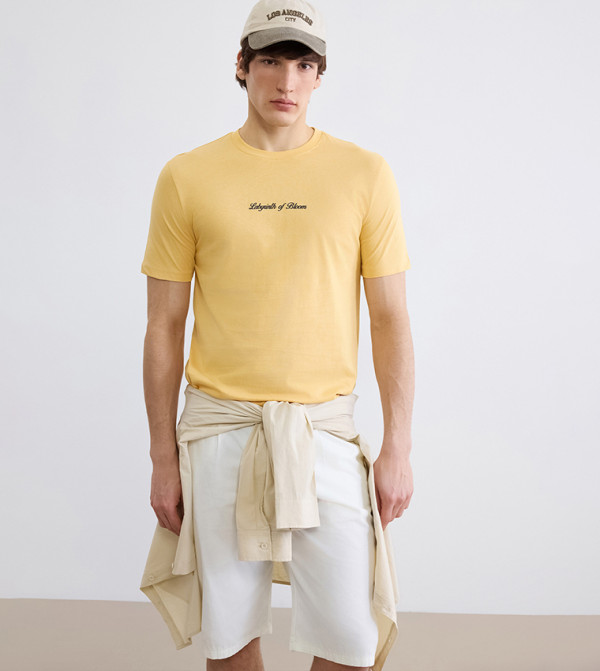 Printed Short Sleeves Casual T-Shirt