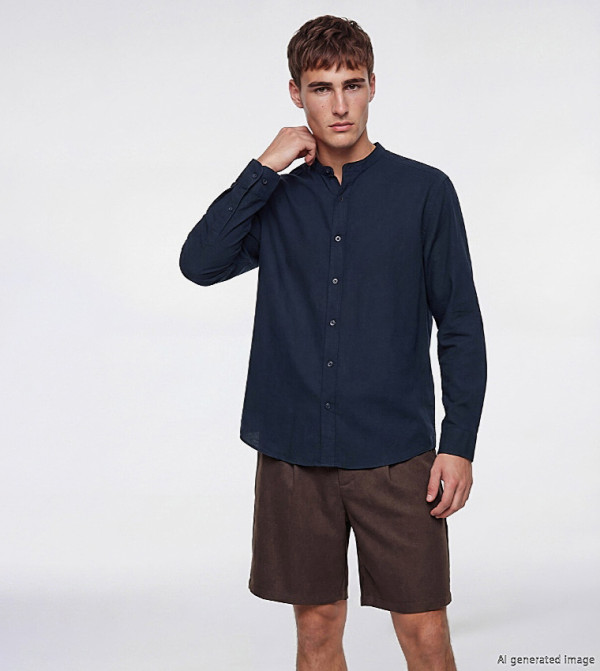 Solid Long Sleeves Shirt