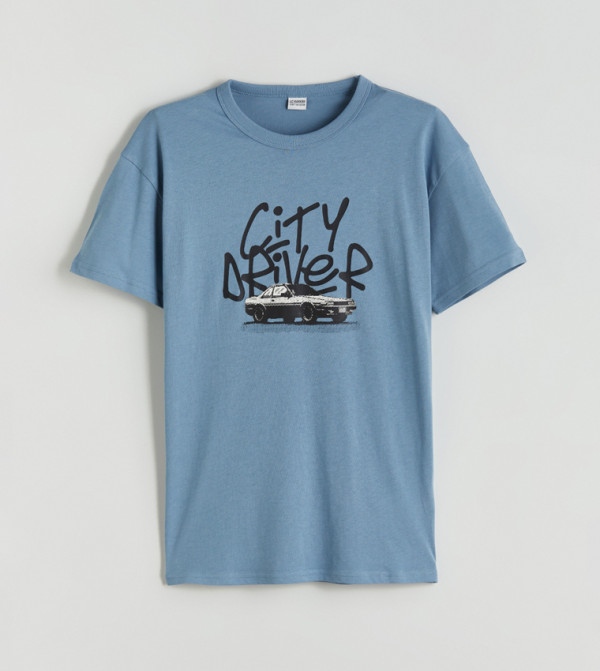 Printed Short Sleeves Casual T-Shirt