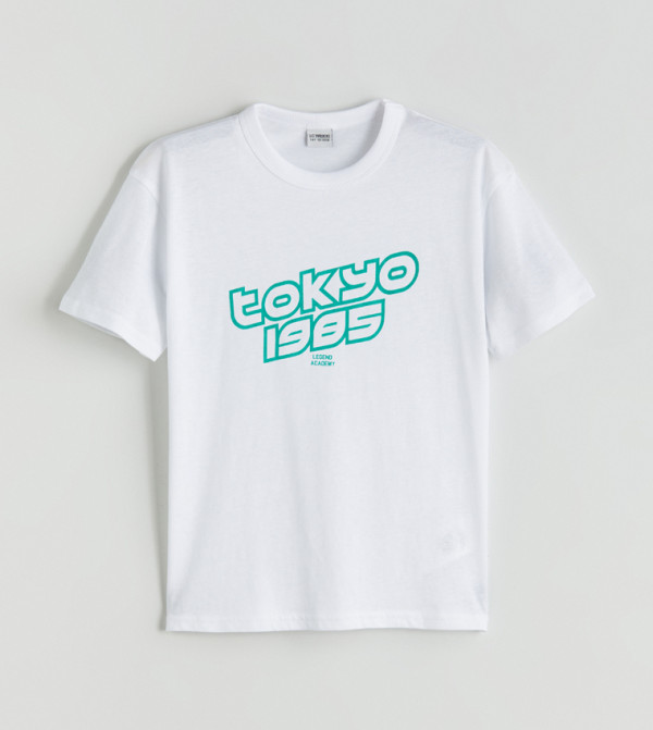 Printed Crew Neck T-Shirt