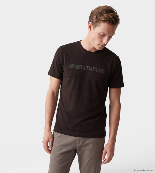 Printed Crew Neck T-Shirt