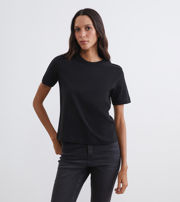 Solid Short Sleeves Casual T-Shirt