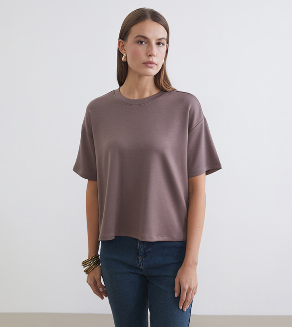 Solid Short Sleeves Casual T-Shirt