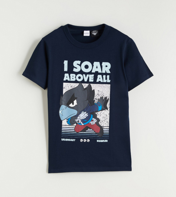 Brawl Stars Printed Short Sleeves T-Shirt
