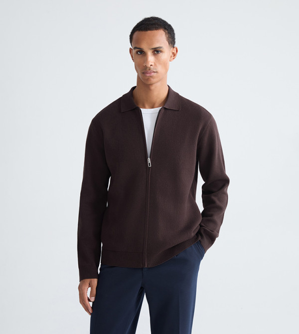 Solid Long Sleeves Cardigan