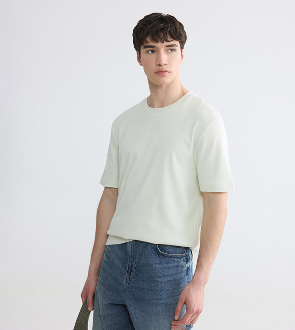 Solid Short Sleeves Casual T-Shirt