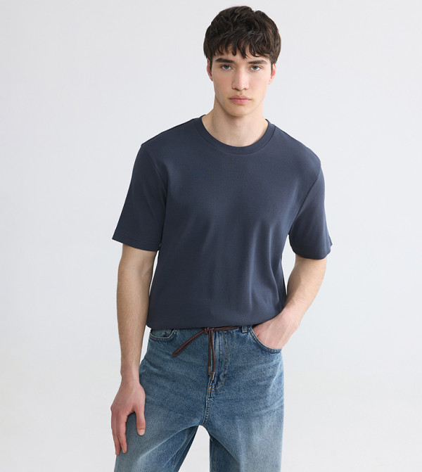 Solid Short Sleeves Casual T-Shirt