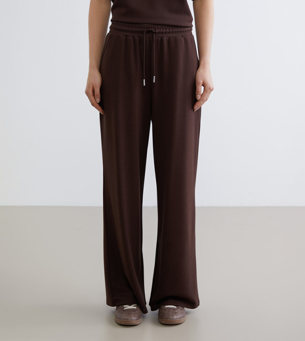 Solid Soft Touch Elastic Waist Sweatpants