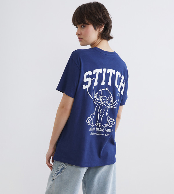 Lilo & Stitch Printed Short Sleeves T-Shirt