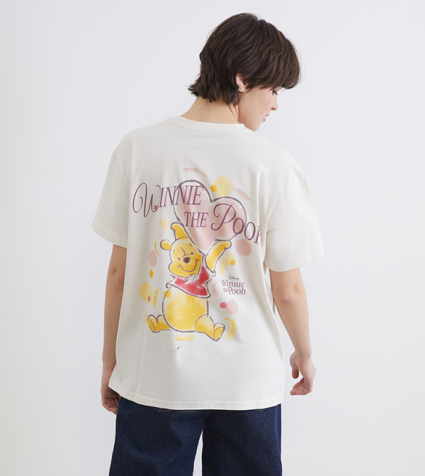 Winnie The Pooh Printed Crew Neck T-Shirt