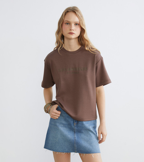 Los Angeles Printed Short Sleeves T-Shirt