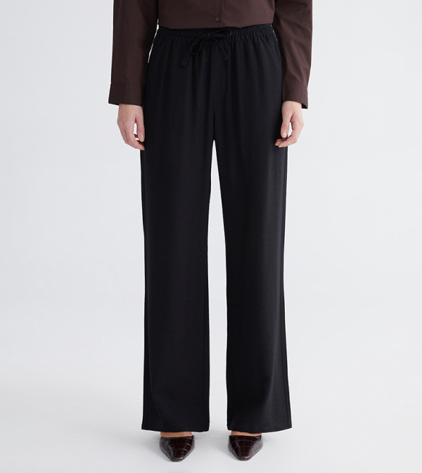 High Waist Wide Leg Trousers