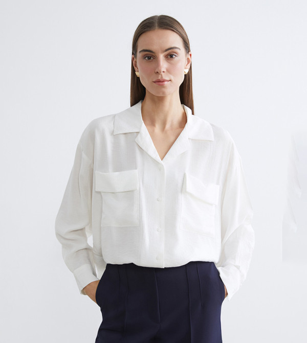 Textured Long Sleeves Shirt