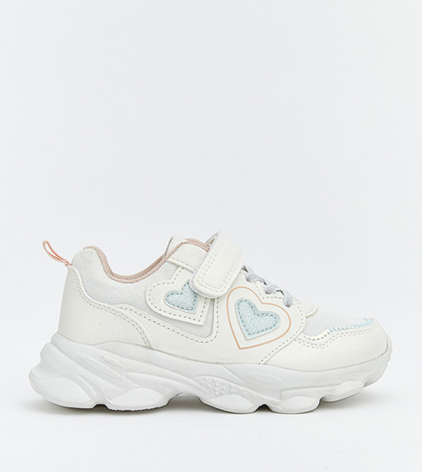 Round Toe Velcro Closure Sneakers