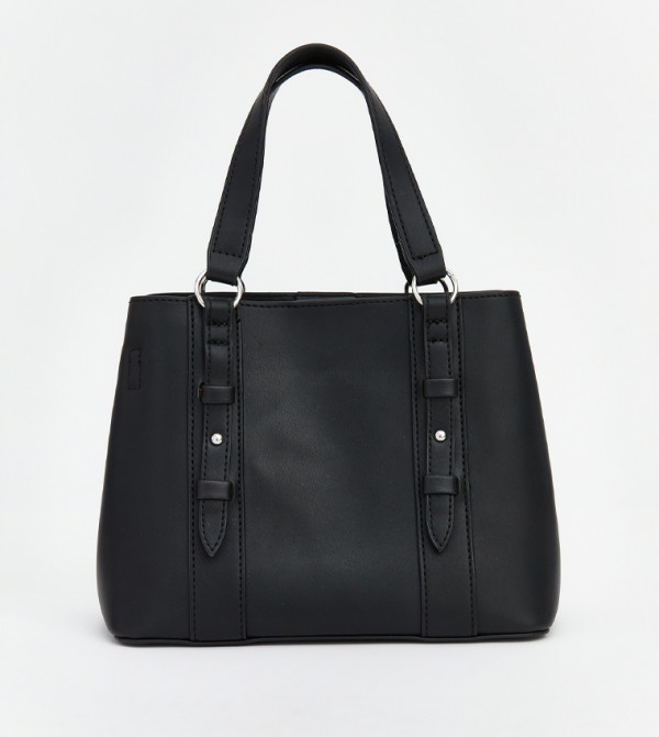 Faux Leather Shoulder Bag